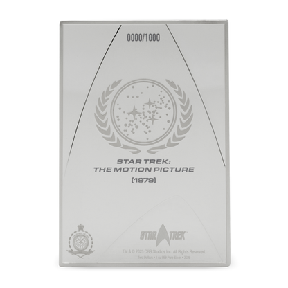 Star Trek - Movie Poster - The Motion Picture: 4 - 1oz Silver Foil