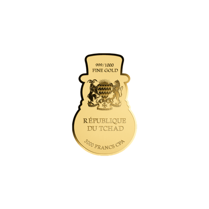 Let It Snow Coin Card - Gold Gift