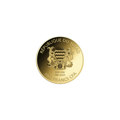 Coca Cola Santa Truck Coin Card - Gold Gift