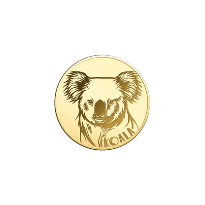 Koala Coin Card - Gold Gift
