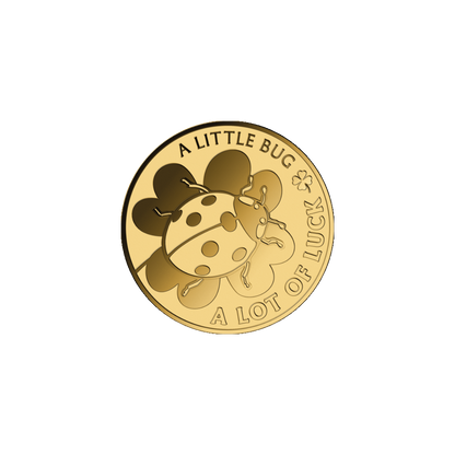 Little Bug Coin Card - Gold Gift