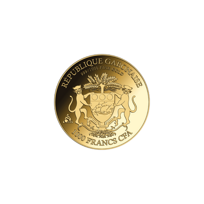 Orangutan Coin Card - Gold Gift