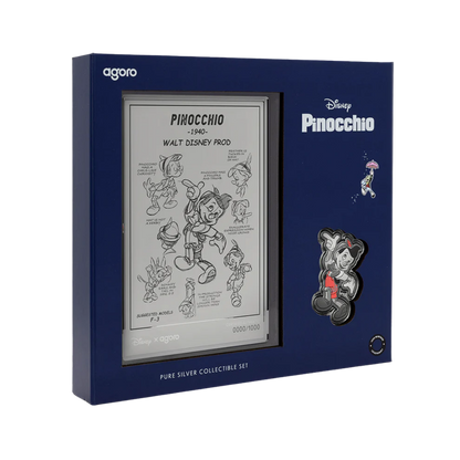 Disney Pinocchio - Collectible Set 3/4 oz Silver Coin + 5 g Silver Foil Set