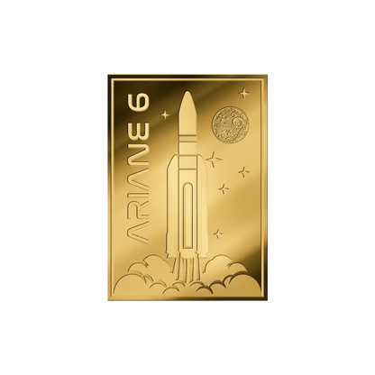 Space Ariane 6 Gold Card - Gold Gift