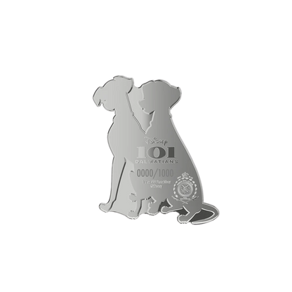 101 Dalmatians Collectable set - 1/2oz Silver Coin & 5g Silver Foil