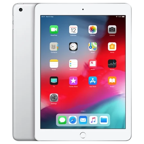 Apple iPad 6th Gen (A1893) 32GB Wi-Fi Silver Grade C Preowned