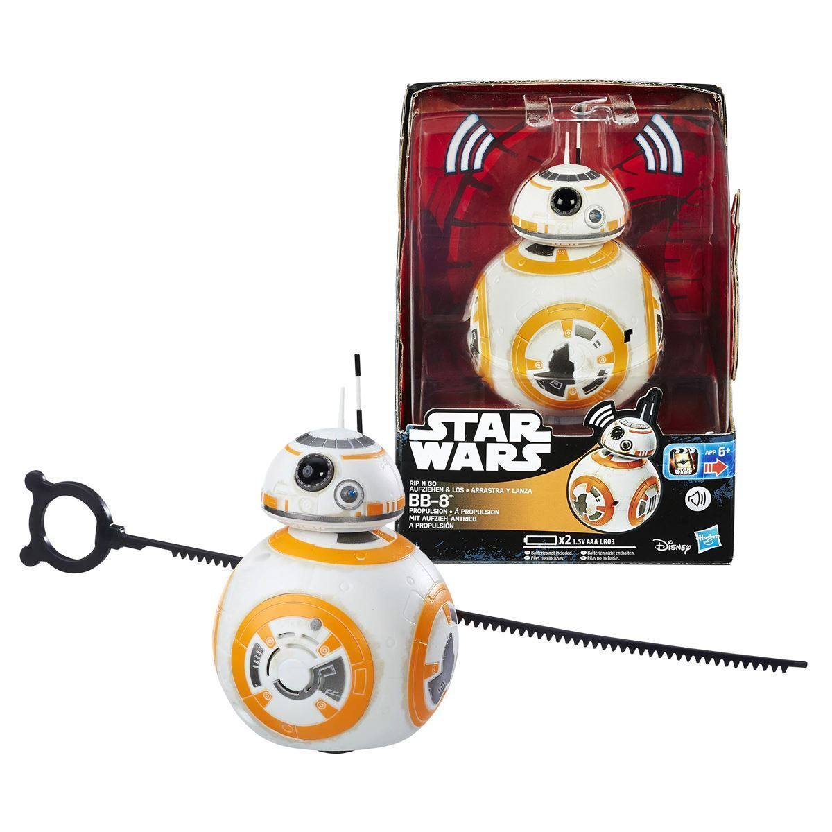 RIP N GO Star Wars BB-8 Propulsion Figure Grade B Preowned