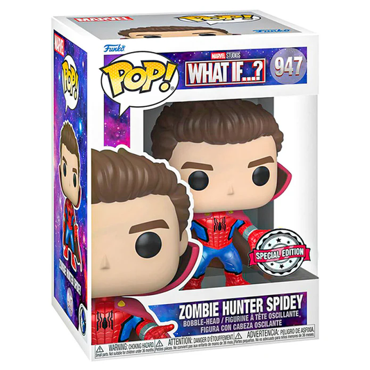 Funko Pop! - What If? [947] Zombie Hunter Spidey (3+) Preowned