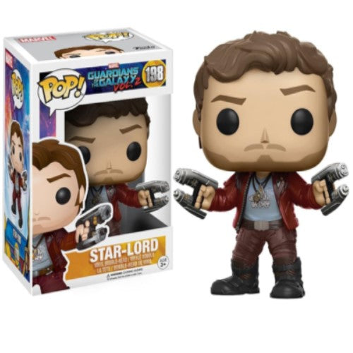 Funko Pop! - Guardians Of The Galaxy Vol.2 [198] Star-Lord (3+) Preowned