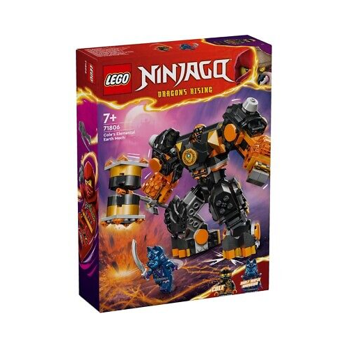 Lego Ninjago - 71806 Cole's Elemental Earth Mech (7+) Sealed Preowned