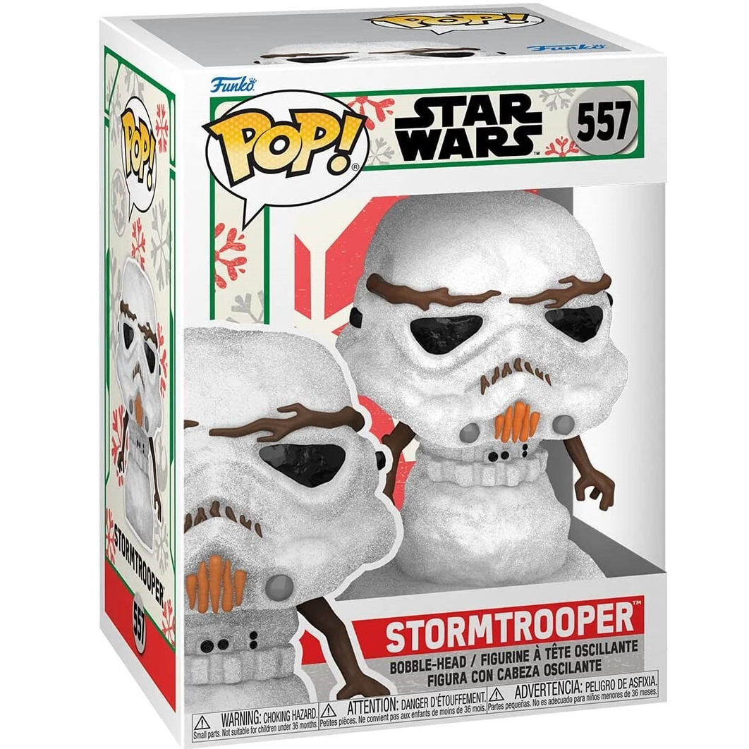 Funko Pop - Star Wars [557] Snow Stormtrooper (3+) Preowned