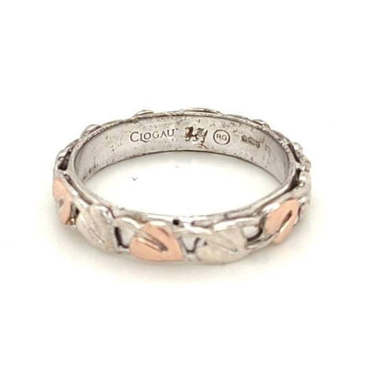 925 Silver Ring with Clogau Petals L 2.5g Preowned