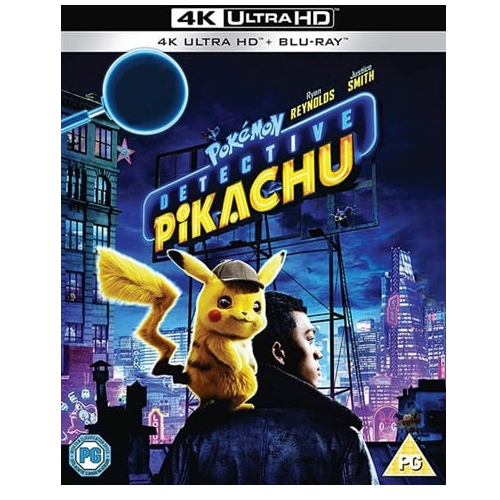 4K Blu-Ray - Detective Pikachu (PG) Preowned