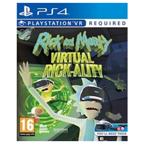 PS4 - Rick And Morty Virtual Rick-ality (16) Preowned