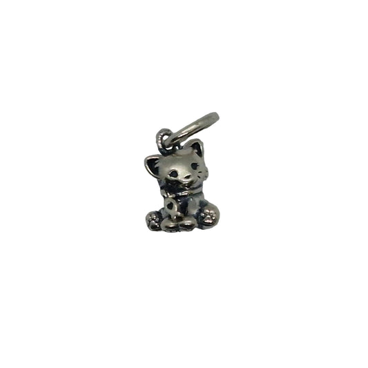 Pandora Sweet Cat Dangle Charm Preowned