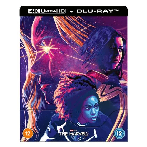 4K - The Marvels (12) 2023 4K UHD+BR - Limited Ed. Steelbook Preowned