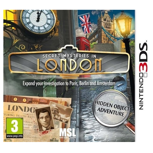 3DS - Secret Mysteries In London [3] Preowned