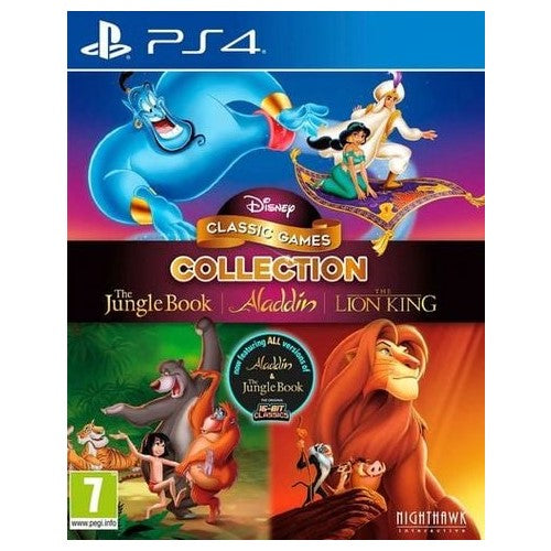 PS4 - Disney Classic Games Collection [Jungle Book & Aladdin & The Lion King] (7) Preowned