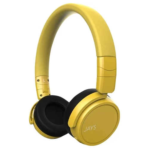 Jays X-Seven Wireless On-Ear Headphones Yellow Preowned