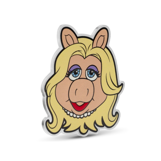 The Muppets 70th Anniversary Series Miss Piggy 1oz Silver Coin