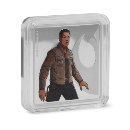Star Wars Allies -  Finn and Poe Dameron 1oz Silver Medallion