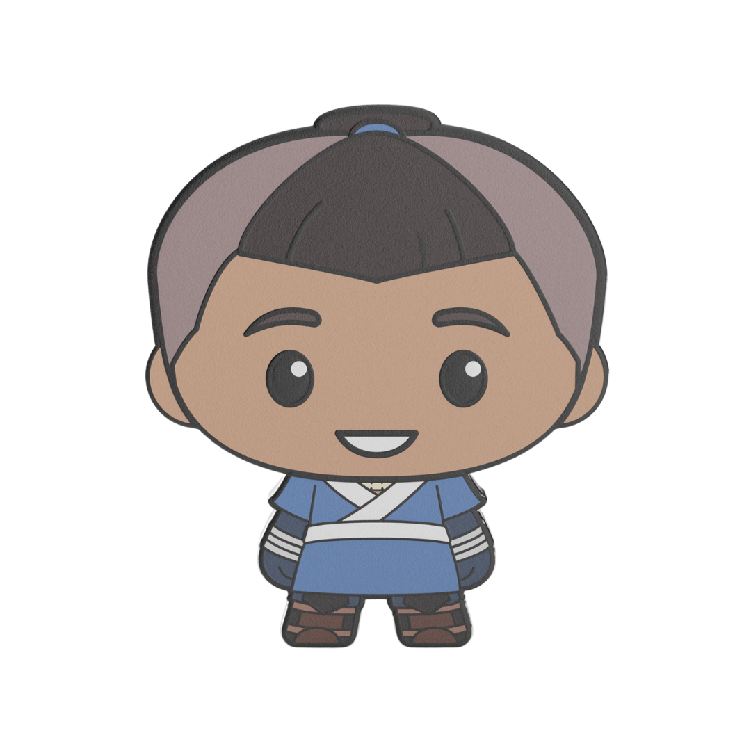 Avatar The Last Airbender - Sokka Chibi 1oz Silver Chibi Coin