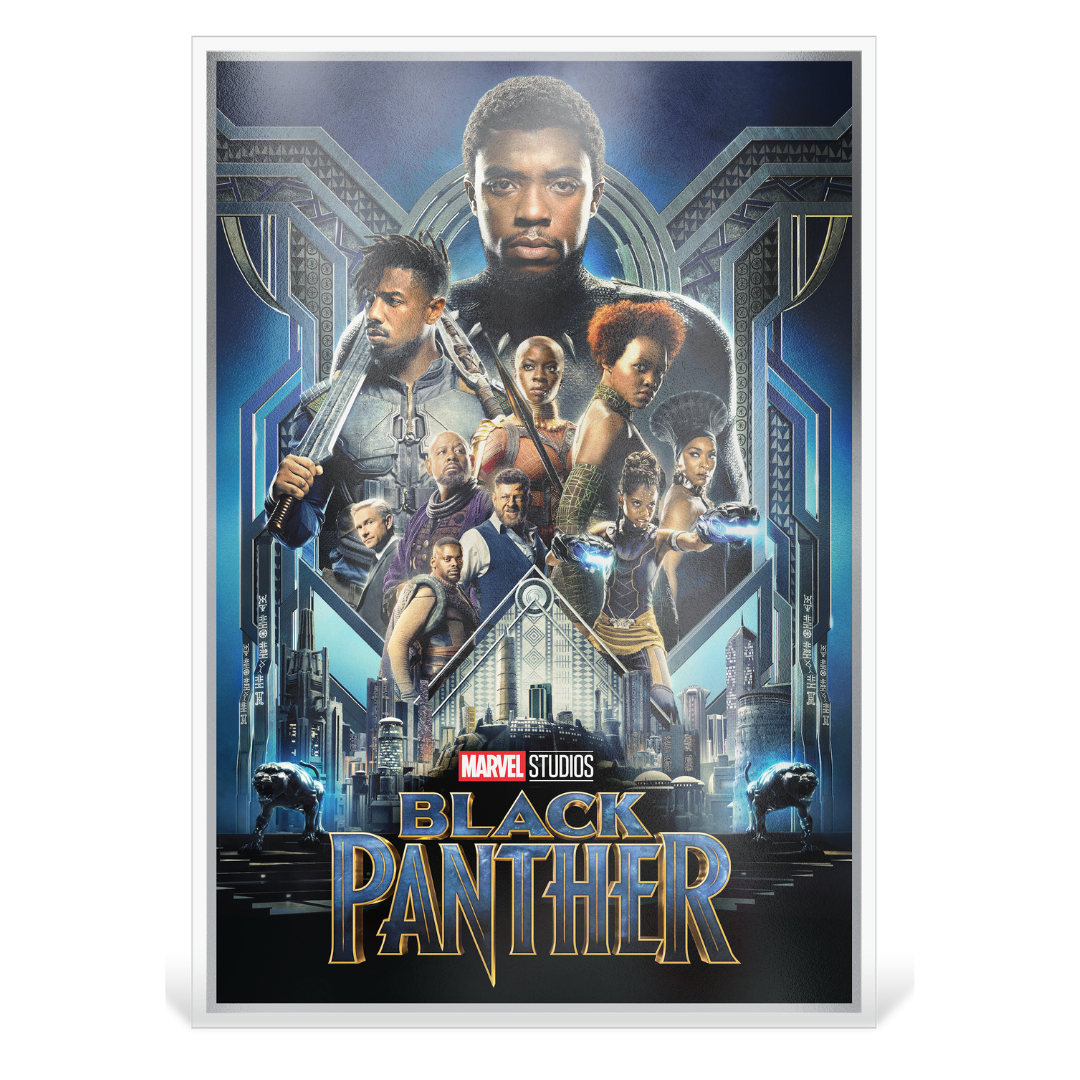 Marvel - Infinity Saga Foil Phase 3 - Black Panther: 4. - 1.5oz Silver Foil