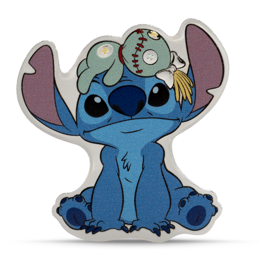 Disney Stitch  - Stitch & Scrump - Ohana: 4 - 1oz Silver Coin