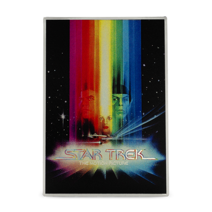Star Trek - Movie Poster - The Motion Picture: 4 - 1oz Silver Foil