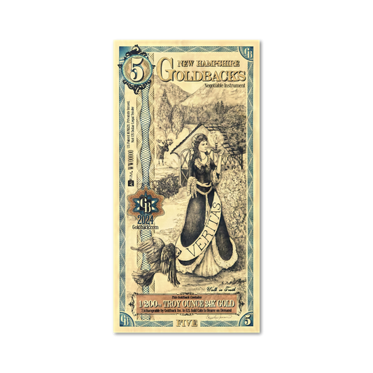 5 Goldback - New Hampshire