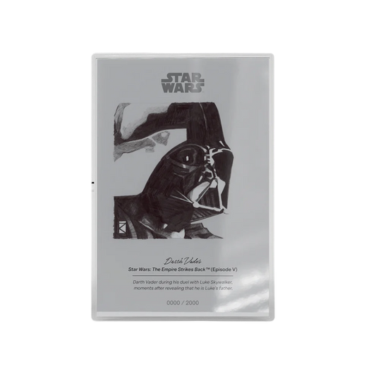 Star Wars™ Sketch Art - Darth Vader™ 5 g Silver Collectible Foil