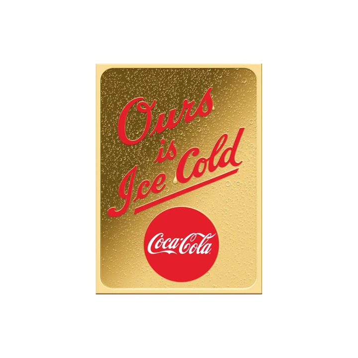 Vintage Coca-Cola "Ice Cold" in Gift Box - Gold Gift