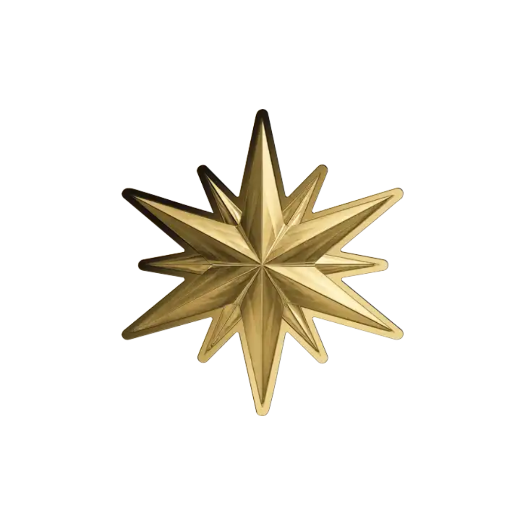 Star in Gift Box - Gold Gift