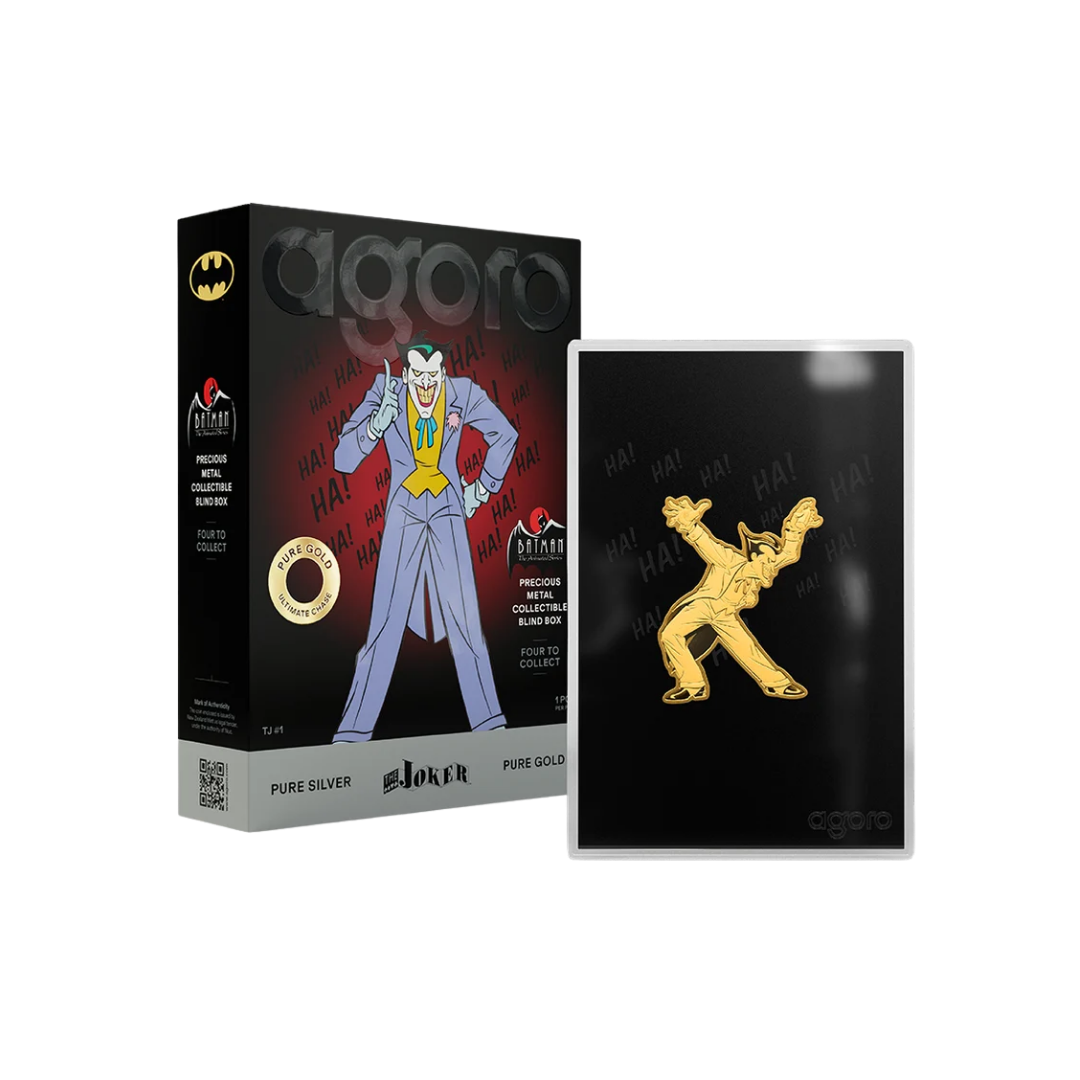 The Joker - Batman: The Animated Series Blind Box 1/2oz Silver Coin with Gold Chase