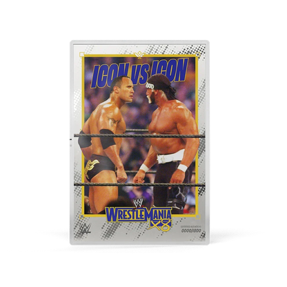 WWE - Wrestle Mania - Rock vs Hulk - Stare Down 5g Silver Foil