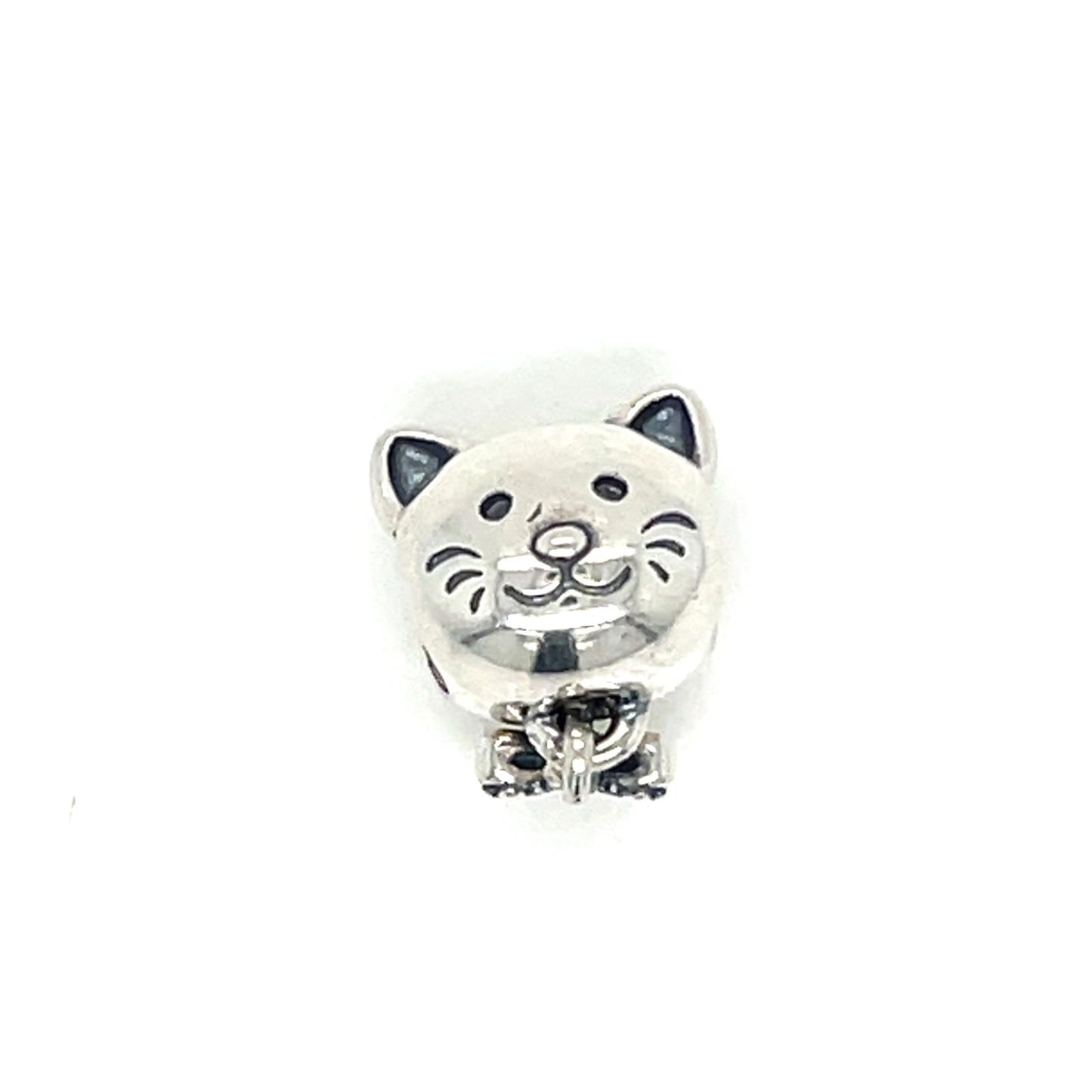 Pandora Pet Cat & Bow Charm Preowned