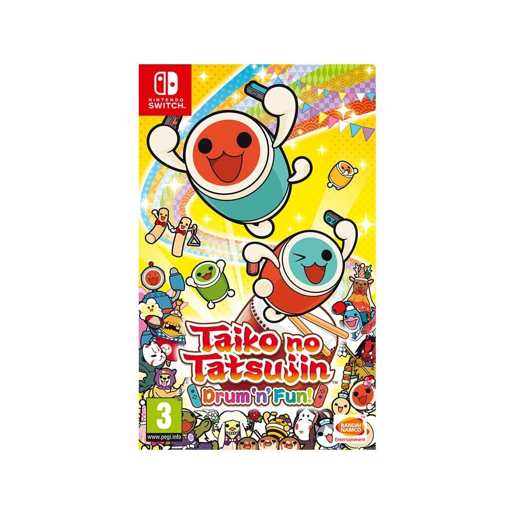 Switch - Taiko No Tatsujin Drum'n'fun (6) Collector's Edition With Drum Set Preowned