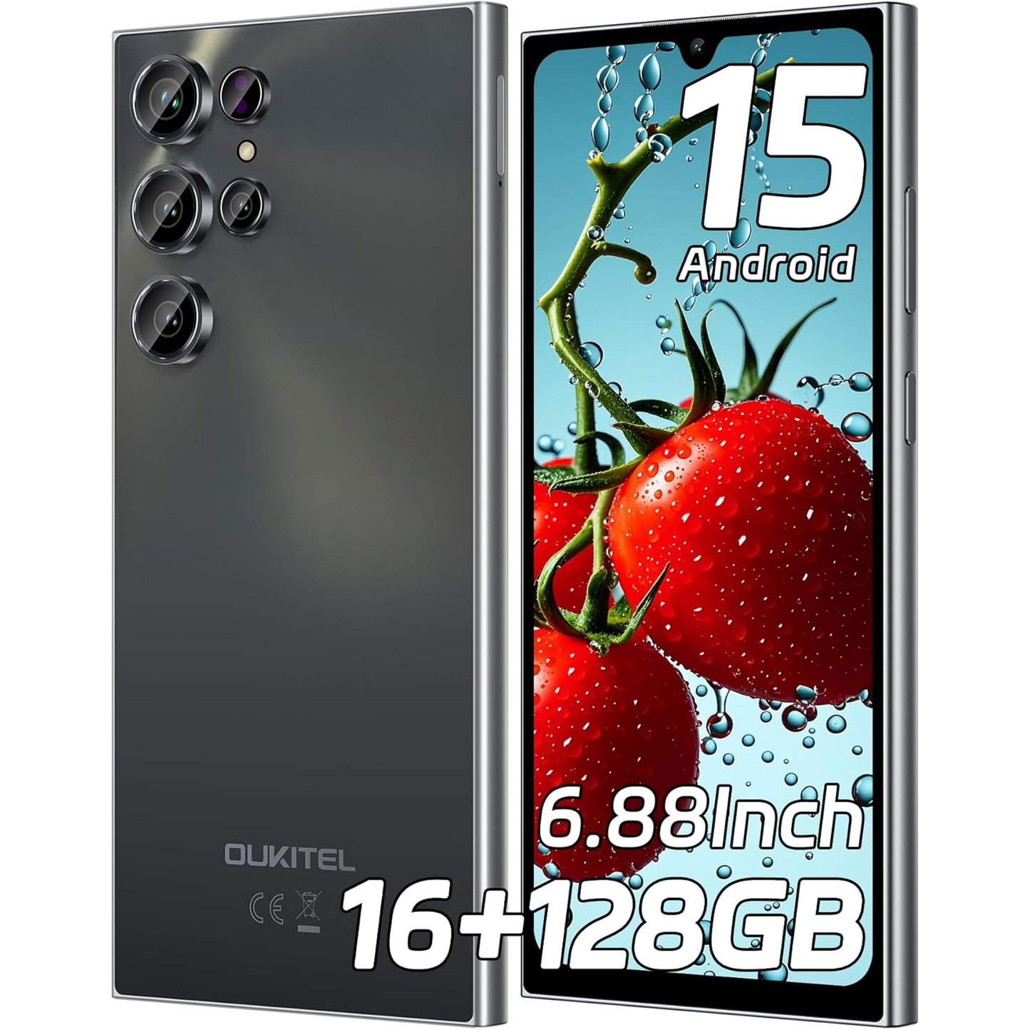 Oukitel C61 128GB Dual Sim Unlocked Black Grade C Preowned