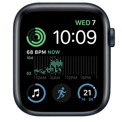 Apple Watch SE 2nd Gen GPS 44mm (A2723) Midnight Aluminium Grade B Preowned