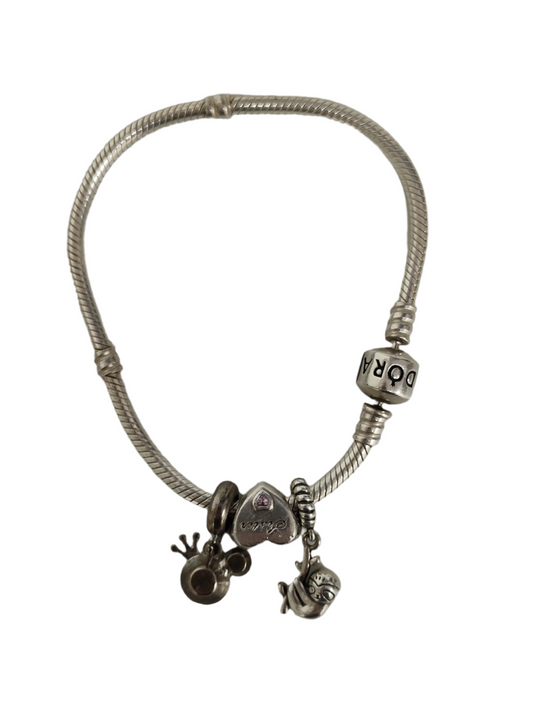 925 Silver Pandora Bracelet 23.0G Preowned