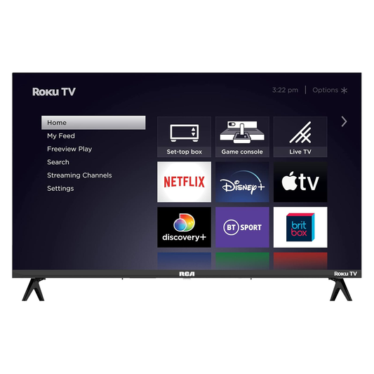 RCA RK32HN1 Roku 32" HD Ready Smart LED TV Grade B Preowned Collection Only