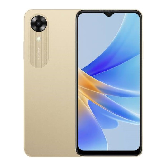 Oppo A17K 64GB Dual Sim Unlocked Gold Grade C Preowned