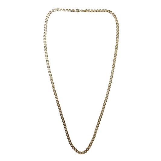 Gold Curb Necklace 16.8g Preowned