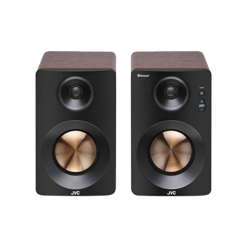JVC (XS-D629BM) Bluetooth Bookshelf Speakers (Pair) Grade B Preowned