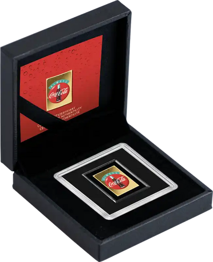 Vintage Coca-Cola "Go Refreshed" in Gift Box - Gold Gift