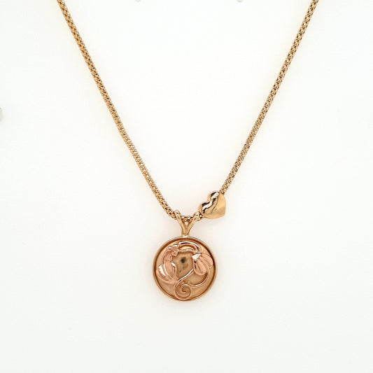 375 9ct Clogau Round Chain with Pendant Approx 6.9g Preowned