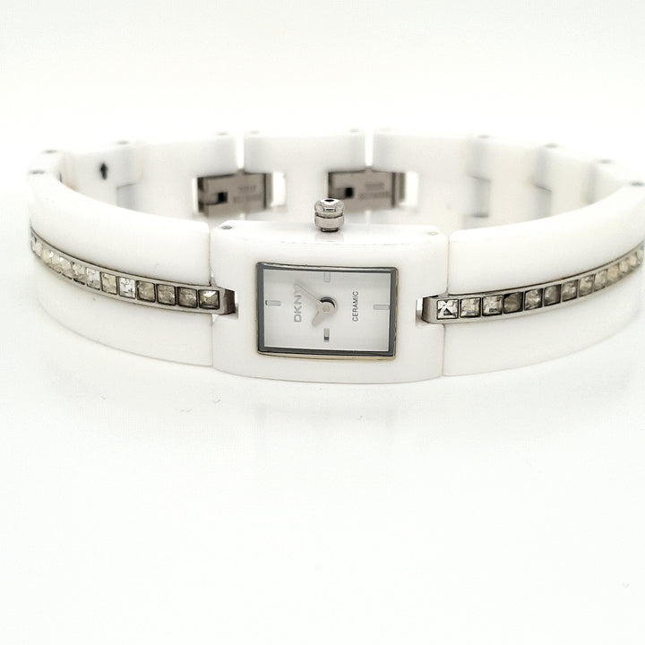 DKNY Ceramic Watch White Preowned