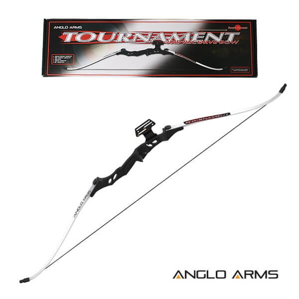 40lb White Tournament Recurve Bow (RB001) Collection Only