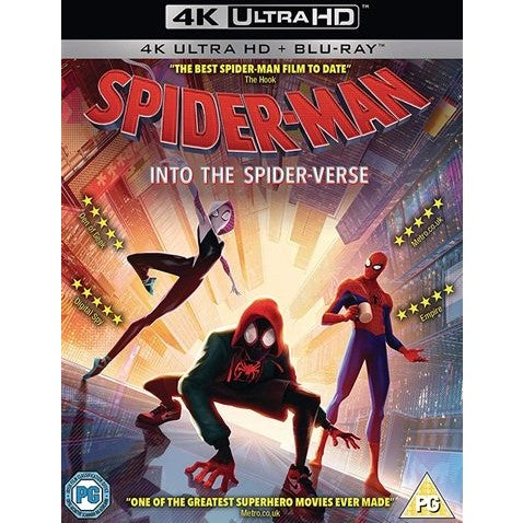 4K Blu-Ray - Spider-man Into The Spider-Verse (PG) Preowned