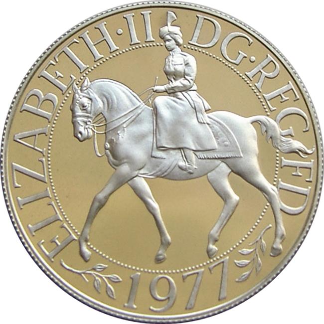 25 New Pence - Elizabeth II Silver Jubilee Silver Proof